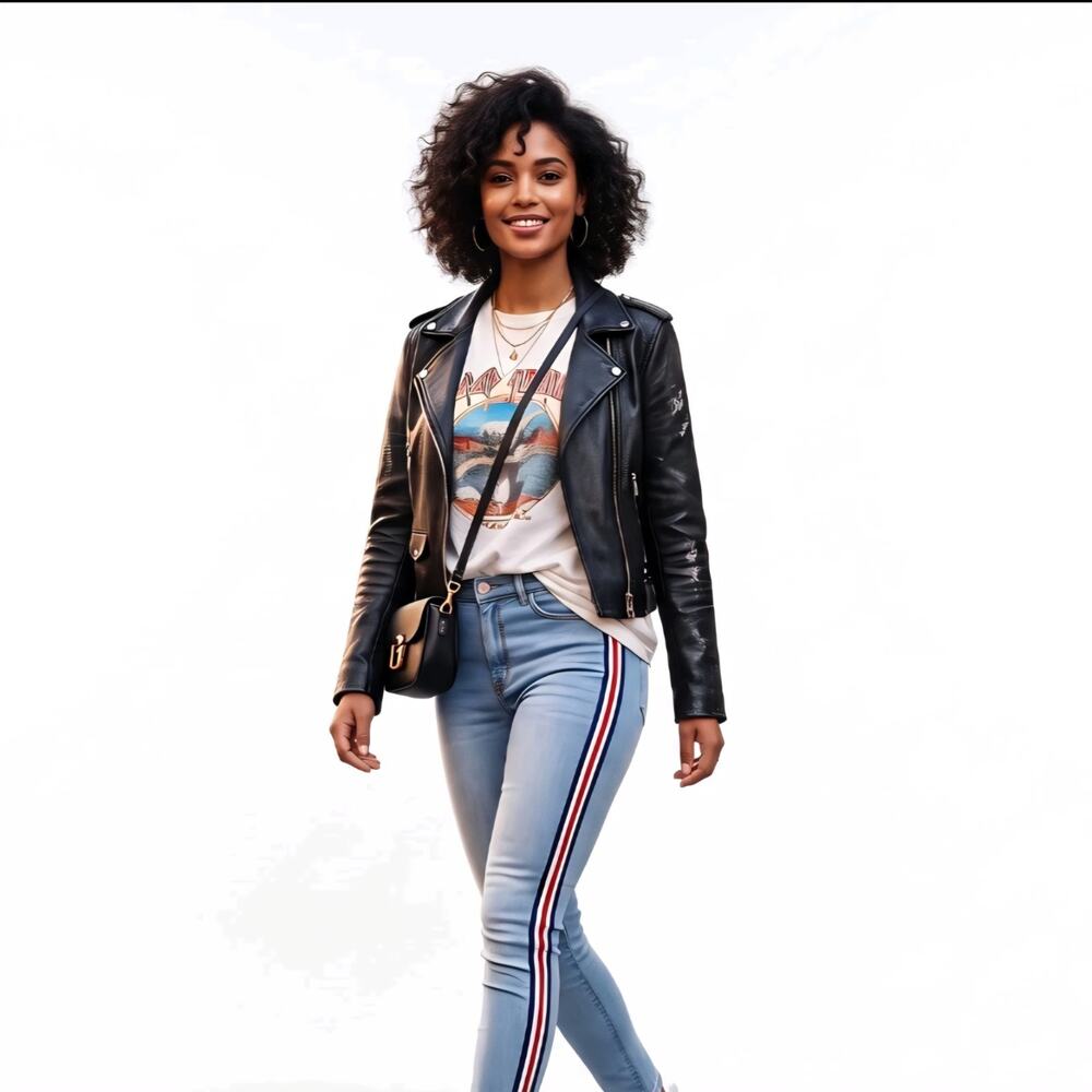 Denim Couture Light Blue Size 3 Skinny Jeans Blue Red White Side Stripe NWT